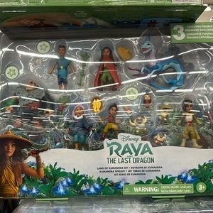 Disney RAYA and the last dragon land of kumanda set NWT